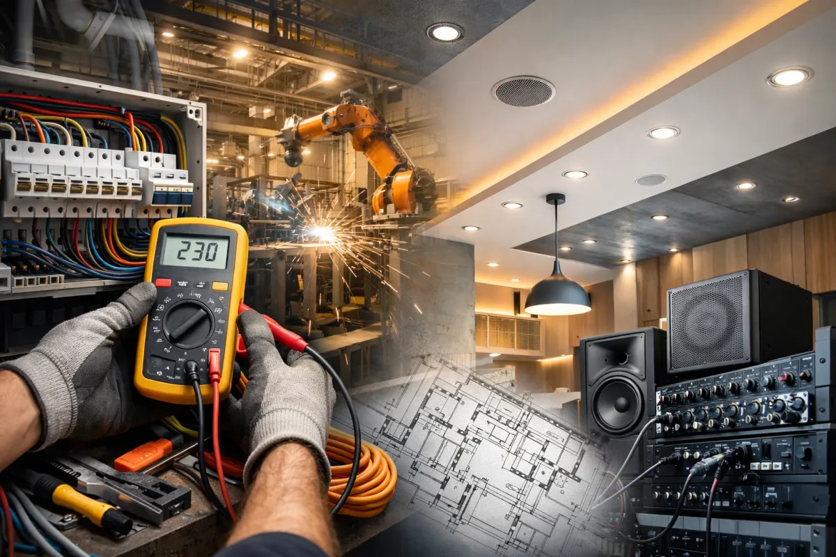 كهرباء صناعية ومعمارية